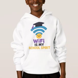 WiFi ist meine Schule Geist lustige Student Leben  Hoodie