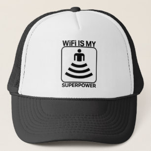 WiFi ist meine Supermacht Truckerkappe