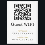 Wifi-Kennwort und Personalisierter QR-Code für das Magnet<br><div class="desc">Wifi Password and Network Personalisiert magnetisch von Ricaso - Fügen Sie Ihren eigenen personalisierten QR Code,  Netzwerk- und Wi-Fi-Daten hinzu - ideal für Zuhause,  Arbeit oder geschäftliche Nutzung</div>