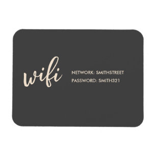 WIFI-Kennwortsignatur Magnet