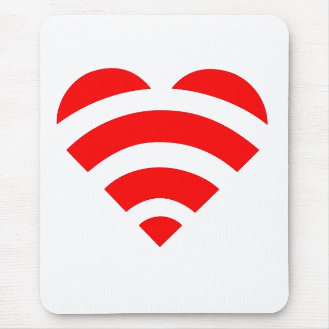 Wifi Liebe Mousepad (Vorne)