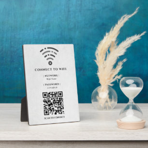WiFi-Netzwerk   QR Code Internet Scan zum Verbinde Fotoplatte
