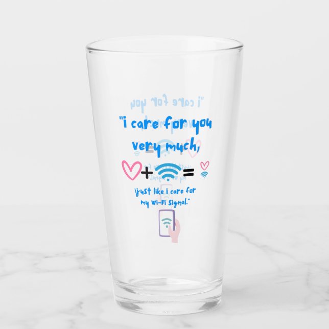 WIFI QUOTE GLAS (Vorderseite)