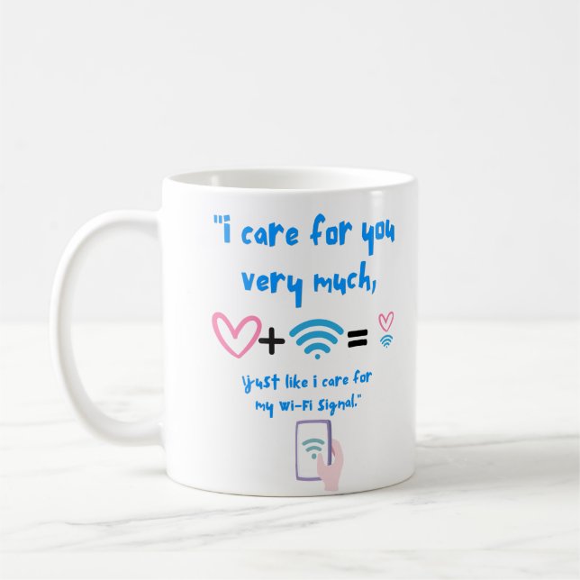 WIFI QUOTE KAFFEETASSE (Links)