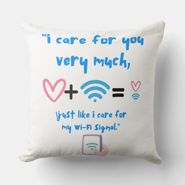 WIFI QUOTE KISSEN (Vorderseite)