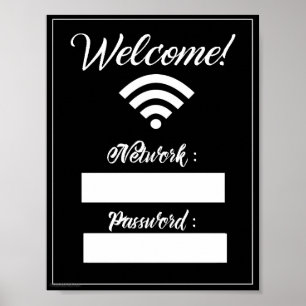 WiFi-Signierung Poster