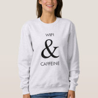 Wifi u. Koffein-Sweatshirt