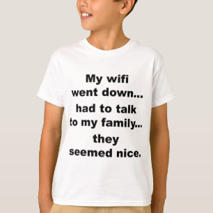 WIFI UNTEN! T-Shirt