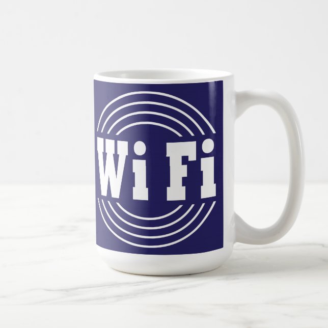 WiFi-Zeichen Kaffeetasse (Rechts)