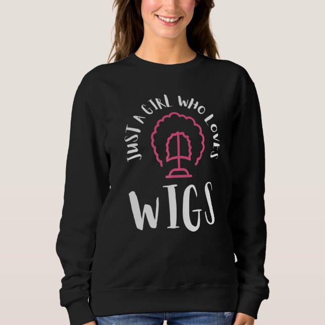 Wig Designer Künstliche Haarstylist und Wig Maker Sweatshirt (Vorderseite)