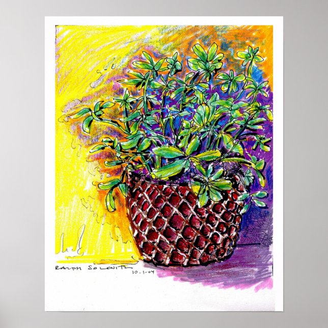 Wiggins Blume Poster (Vorne)