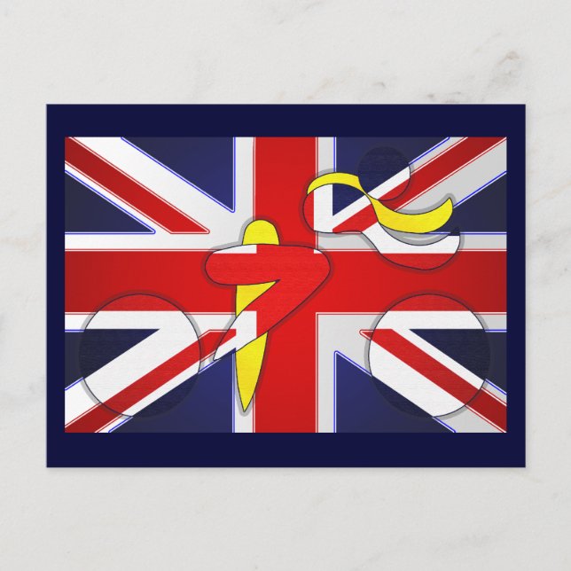 Wiggins Tour De France Champions Yellow Jersey Postkarte (Vorderseite)