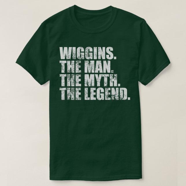 WigginsWigginsFamilienname WigginsNachname Wiggins T-Shirt (Design vorne)