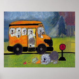 Wigglebottom Bus Poster