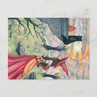 Wiggles and the Witch Postcard Postkarte