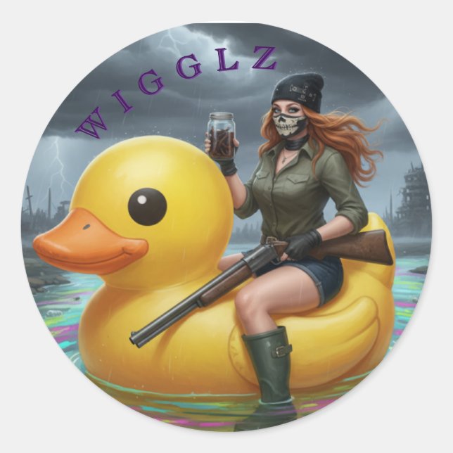 WIGGLEZ RUNDER AUFKLEBER (Vorderseite)