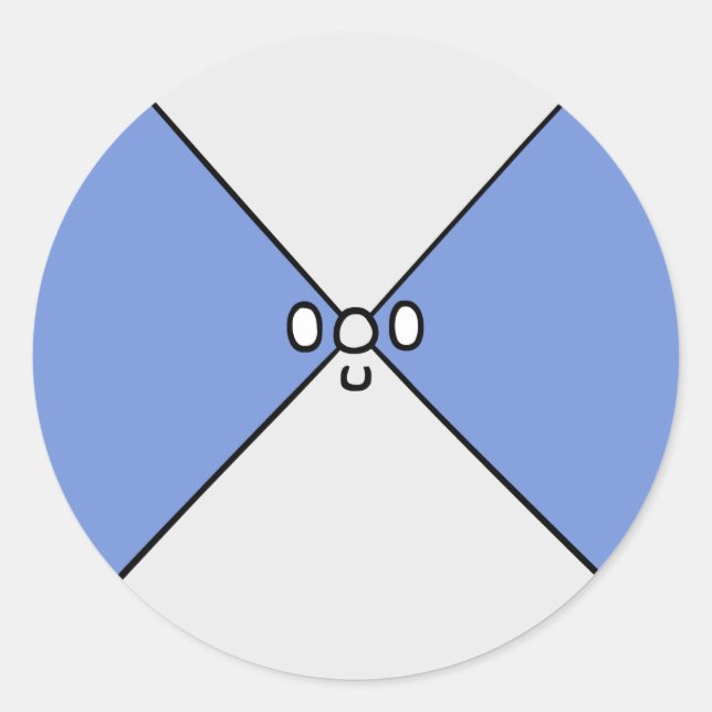 Wiggly Aufkleber (Vorderseite)