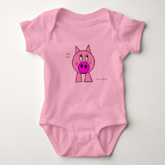 Wiggly Piggly Baby Strampler