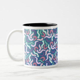 Wiggly Planaria Zweifarbige Tasse