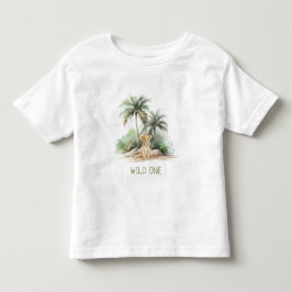 WiILD ONE Jungle Safari Löwe Kinder Kleinkind T-shirt