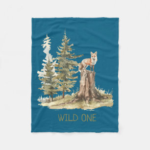 Wiild One Wald Waldlandsfuchs Kleinkind Fleecedecke