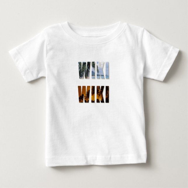 Wiki-Wiki T-shirt Pittoresque pour nourrissons et  (Devant)