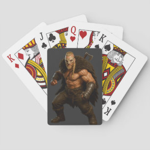 Wiking-Barbaren-Held Spielkarten