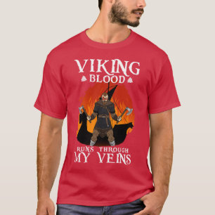 Wiking Blut Fließt Durch 3 T-Shirt