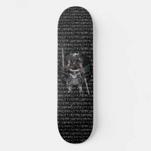 Wiking Runen Krieger Schwerter Skateboard