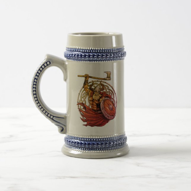 Wiking Valhalla Krieger Bierglas (Links)
