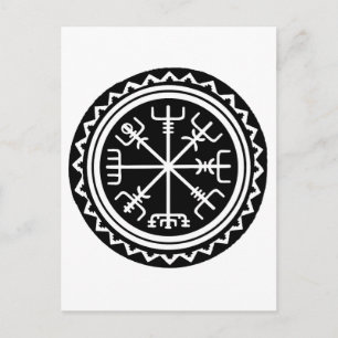 Wiking Vegvisir Kompass Postkarte