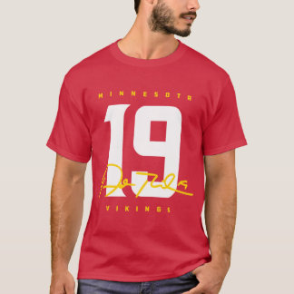 Wikinger Adam Thielen 19 Signature Design T-Shirt