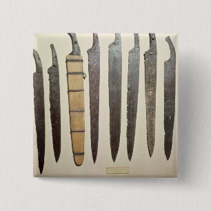 Wikinger-Eisenblätter für Schwerter Button
