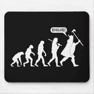 Wikinger-Evolution Mousepad