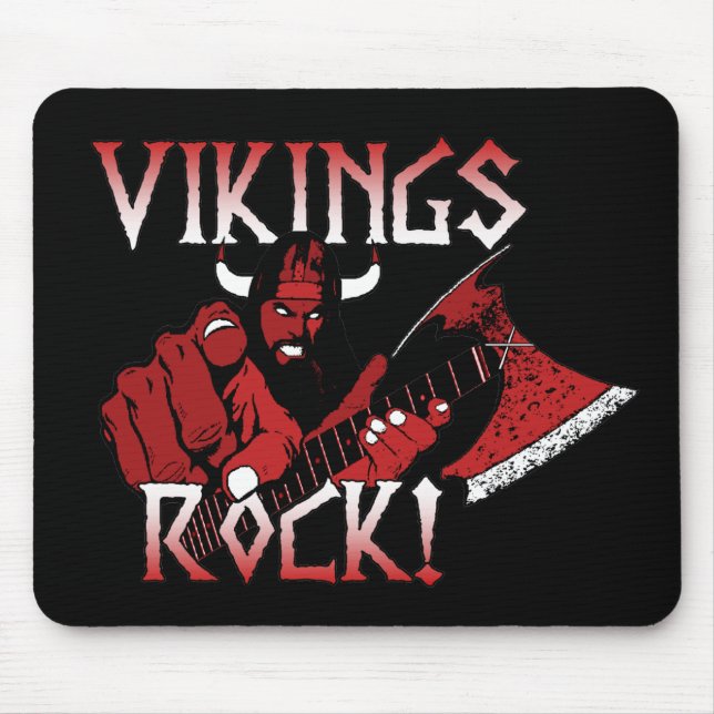 Wikinger-Felsen Mousepad (Vorne)