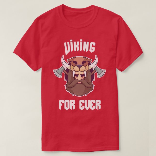 Wikinger für immer T-Shirt (Design vorne)