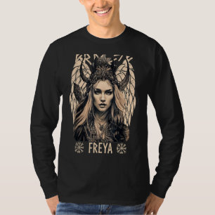 Wikinger-Göttin Freya Schildmaid keltische Mytholo T-Shirt