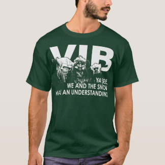 Wikinger in Schwarz Wir und Schnee T-Shirt