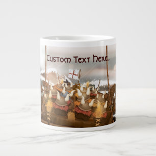 Wikinger-Invasionsflotte Jumbo-Tasse