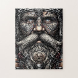 Wikinger-Krieger-Porträt 252-Teile-Puzzle