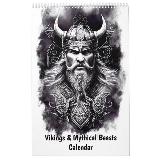 Wikinger & mythische Wesen Kalender (Titelbild)