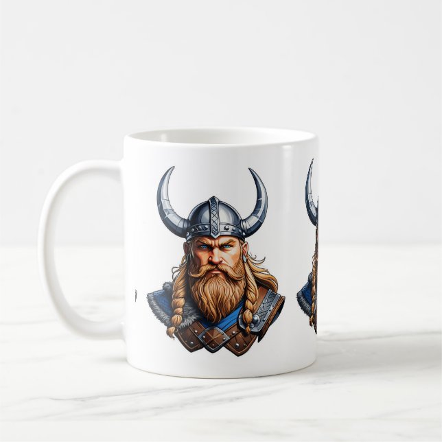 Wikinger Nordischer Mann Kaffeetasse (Links)
