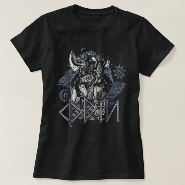 Wikinger Odin T-Shirt (Design vorne)