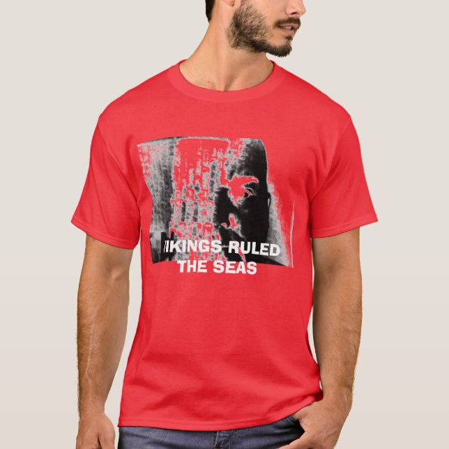 WIKINGER ORDNETEN DIE MEERE AN T-Shirt (Vorderseite)