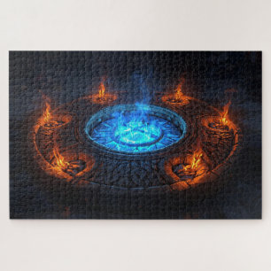 Wikinger-Runen-Kreis-Puzzle