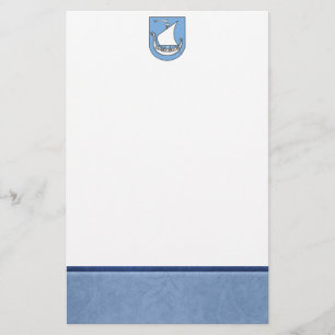Wikinger-Schiff-Wappen Briefpapier