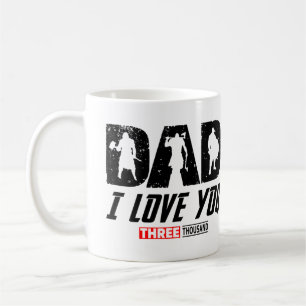 Wikinger-Vater ich liebe dich 3000 Kaffeetasse