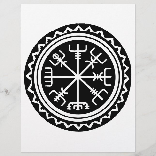 Wikinger Vegvisir Kompass (Vorderseite)