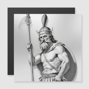 Wikingerkrieger Magnetkarte