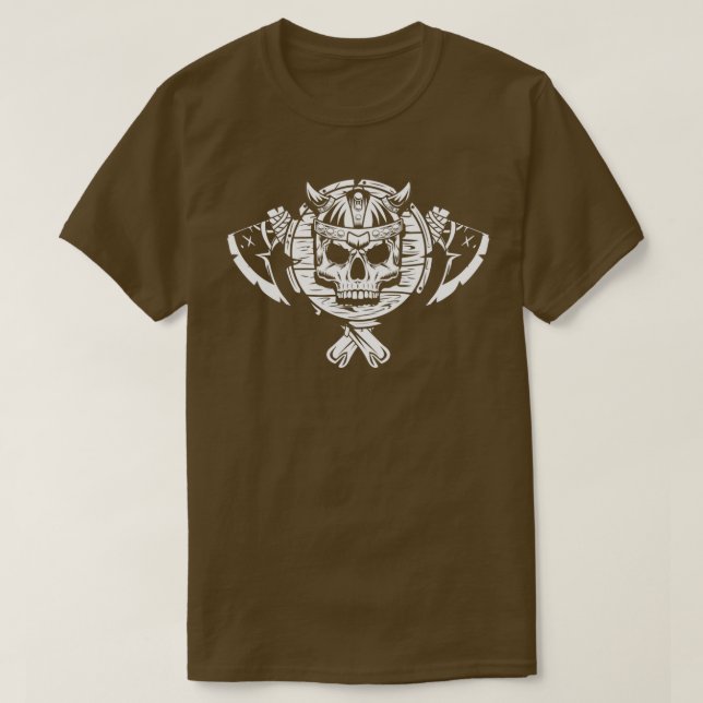 Wikingerschädel T-Shirt (Design vorne)